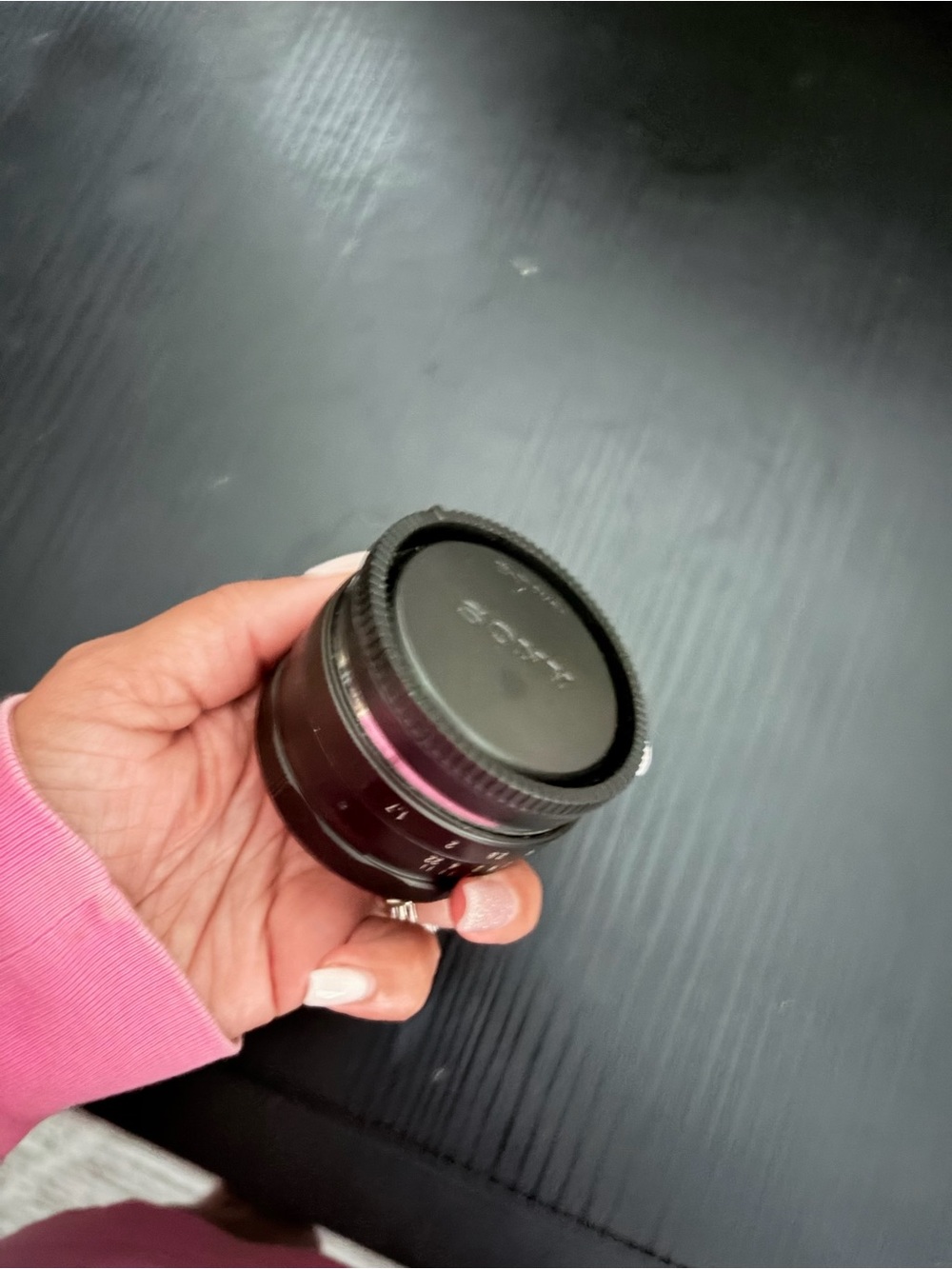 Sony Black Compact Camera Lens with Front Cap